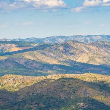 The Corbières mountains